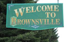 Welcome to Brownsville Sign